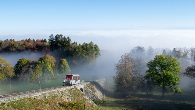 Standseilbahn «vinifuni»: Unterbruch Ligerz–Prêles