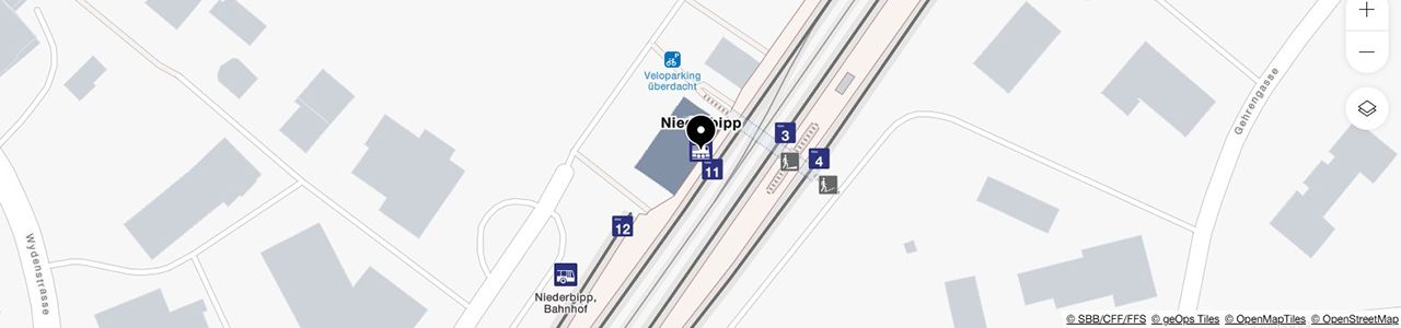 Veloparking auf der ÖV-Karte