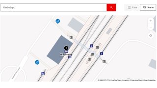 Veloparking auf der ÖV-Karte