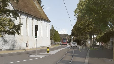 Visualisierung St. Joseph/Baselstrasse Solothurn